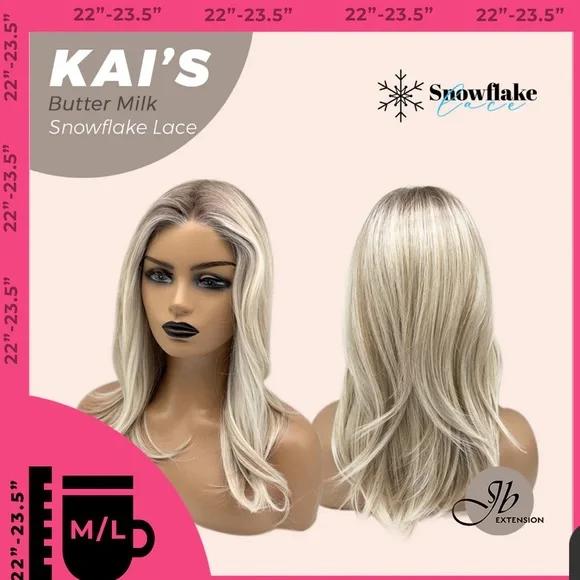 JB EXTENSIONS KAIA BUTTERMILK WITH TAG SIZE M/L - Picture 3 of 7